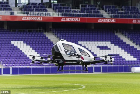 中國(guó)無(wú)人駕駛空中出租車奧地利試飛成功：時(shí)速150公里