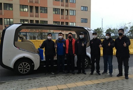 東風(fēng)Sharing-VAN無(wú)人駕駛車馳援抗疫一線