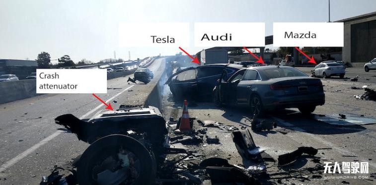 兩起特斯拉自動駕駛事故最終報告:駕駛員都分神了,AEB系統沒避免碰撞