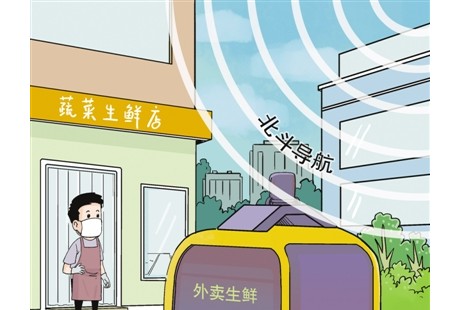 北京市啟動北斗導(dǎo)航系統(tǒng)支持下的無人駕駛車送貨