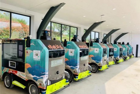 行深智能把無人車隊開進園區,助力江蘇園博園打造"智慧名片"